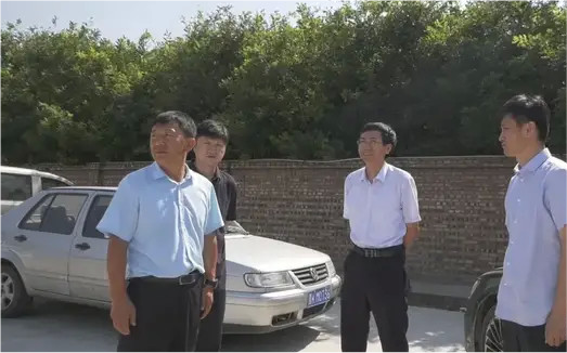 文水县依法对刘胡兰镇南胡村的违法占地建筑进行强制拆除67