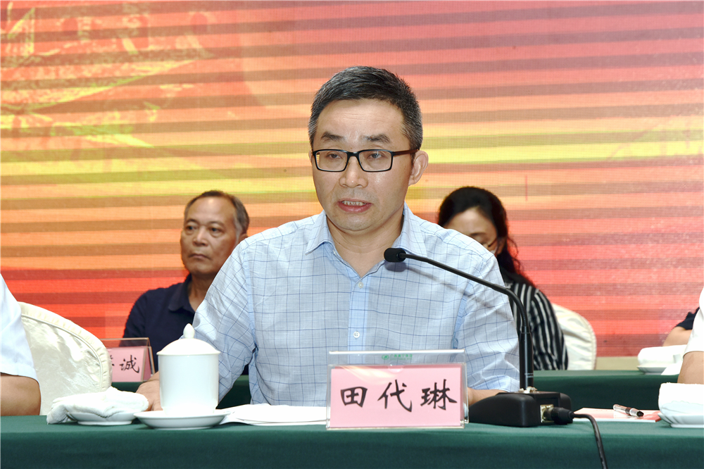 新当选广西文联主席田代琳(东西)讲话