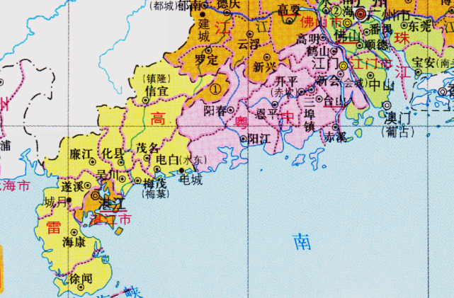 广东省的区划调整21个地级市之一湛江市为何有9个区县