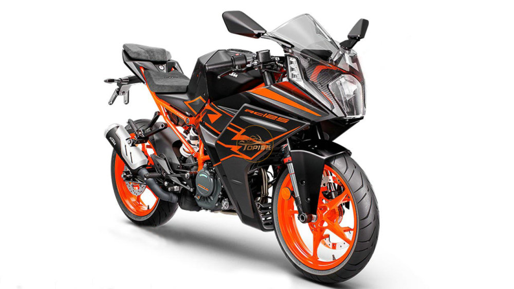 ktm rc125新款曝光 油箱更大重量更轻 配置全面升级