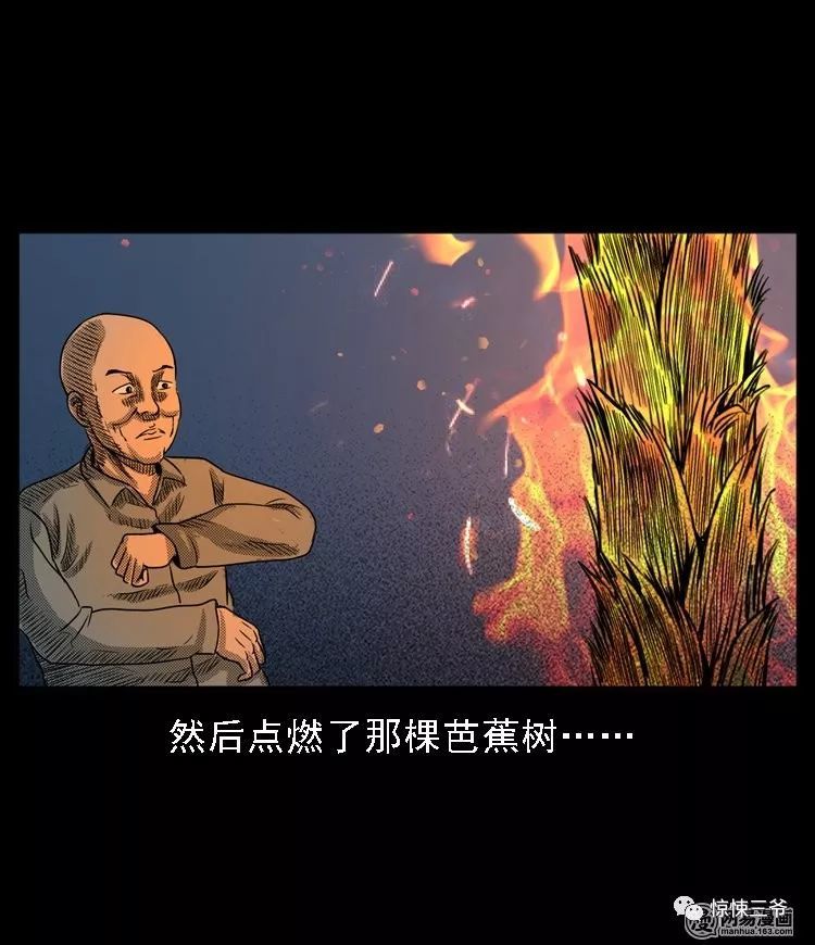 中国民间灵异漫画《芭蕉冤魂》,后院种颗芭蕉树是压鬼的