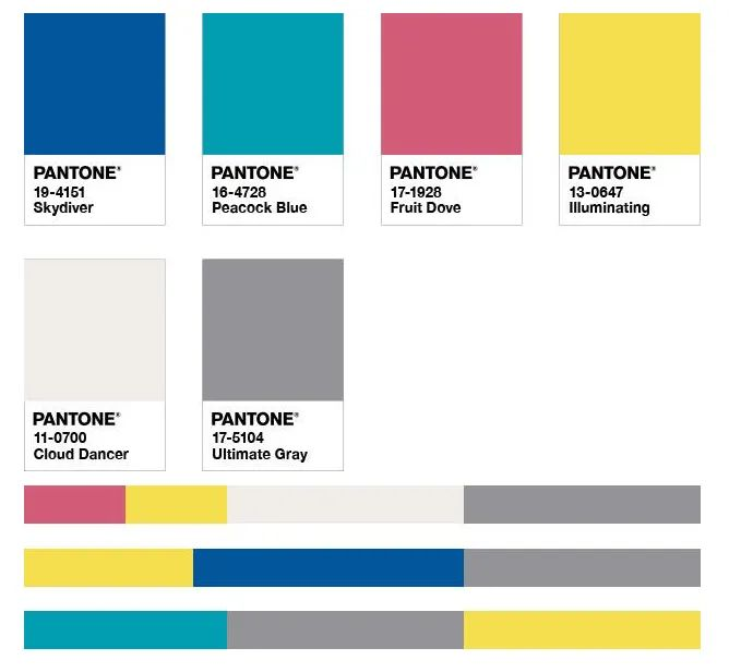 pantone发布2021流行色,今年的设计就靠它了!