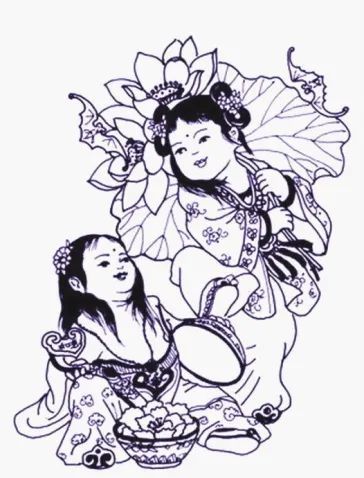目前遗留下来的关于和合二仙的画面中,随着朝代的交替,和合二仙的图像