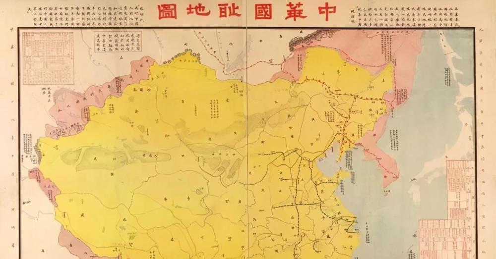 清政府丢失多少领土?民国绘制的"国耻地图"揭开谜底,令人愤怒