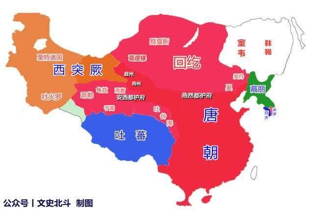 从地图看唐朝疆域:200多年的风云变化,唐朝熬垮了多少