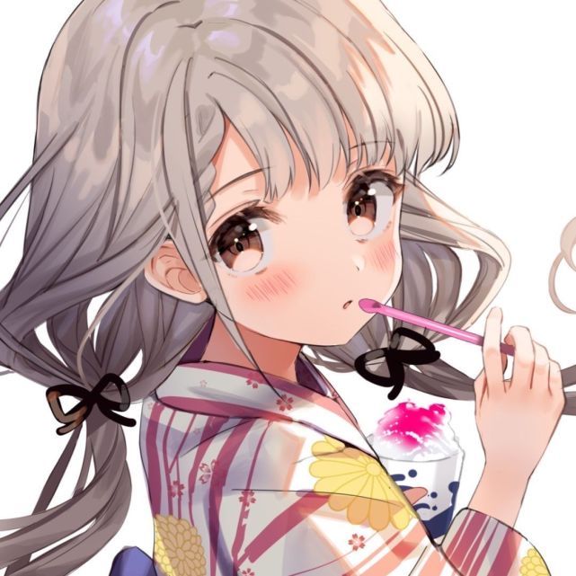 招桃花优质动漫可爱女生头像410