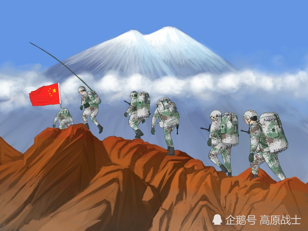 漫画边关|高原战士的专属表情包