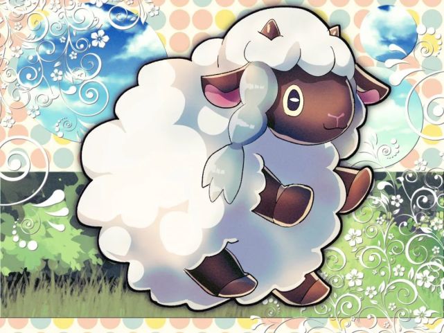 毛辫羊(日文:ウールー,英文:wooloo)是一般属性宝可梦.