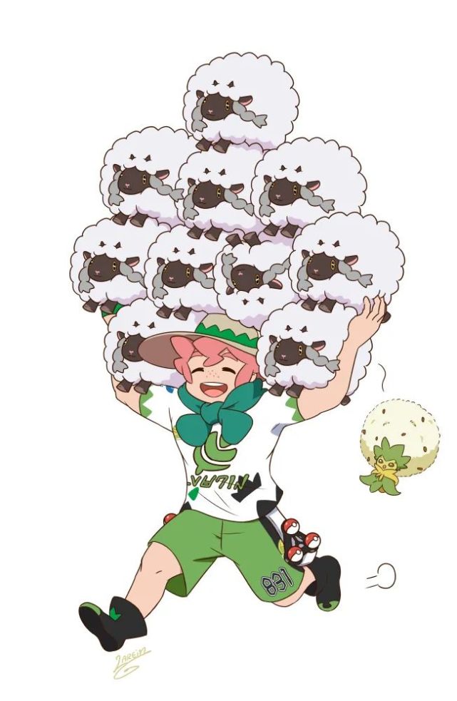 831 毛辫羊 同人合集 卷卷的体毛弹性十足.