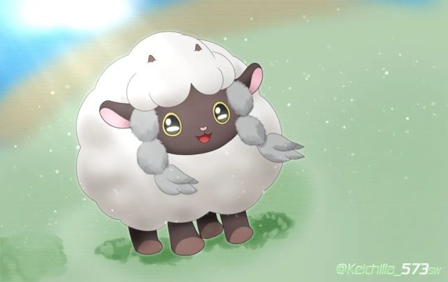 毛辫羊(日文:ウールー,英文:wooloo)是一般属性宝可梦.