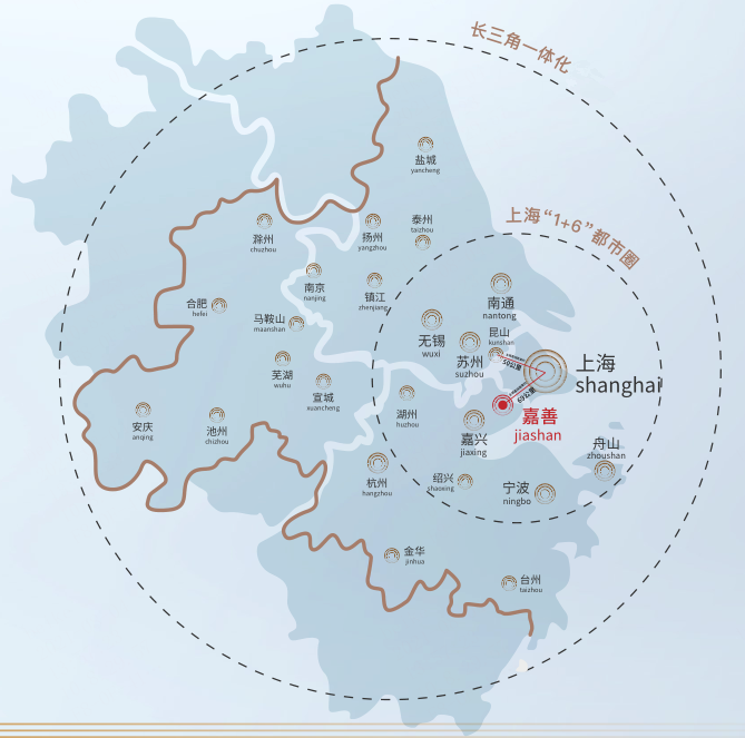 随着上海大都市圈的不断发展,嘉善积极承接上海外溢人口和产业