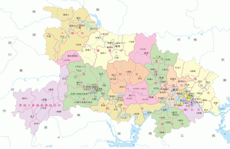 湖北省的区划调整,12个地级市之一,黄冈市为何有10个区县?