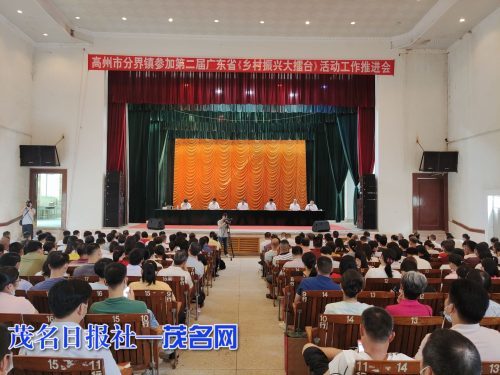 高州市分界镇奏响党史学习教育推进乡村振兴"三部曲"