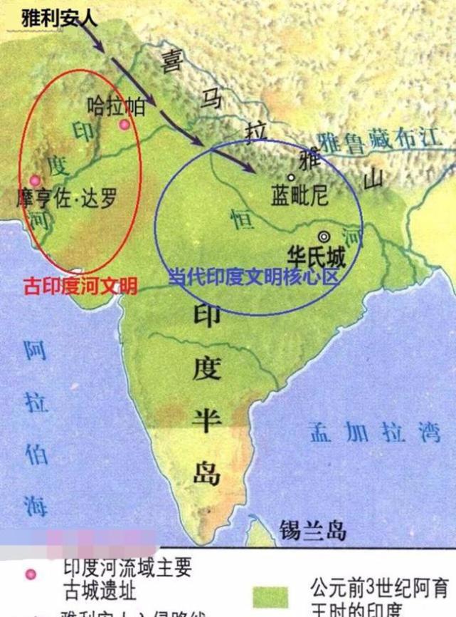 公元前2000-1500年前,是古印度文明由印度流域向恒河流域转移的过程