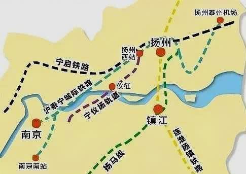 南京地铁s5号线起自南京栖霞区仙林湖站,止于扬州邗江区扬州西站,全长
