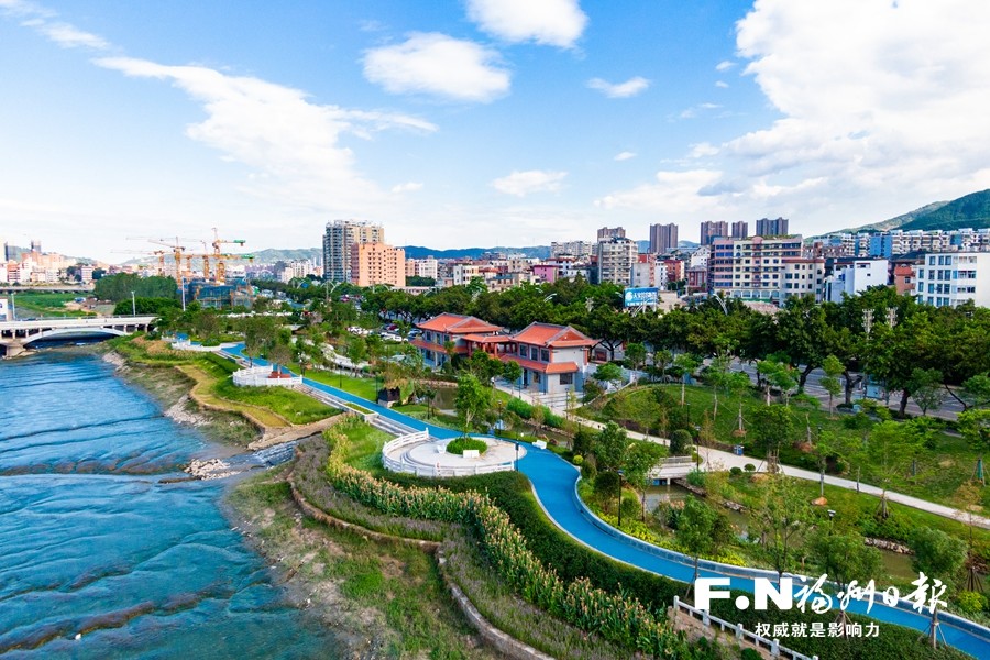 老旧居民区改建成市民公园福清龙江南岸新添好去处