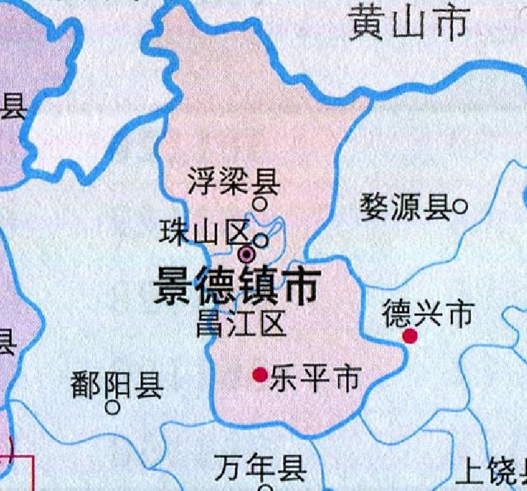 景德镇各区县人口一览珠山区3835万浮梁县2804万