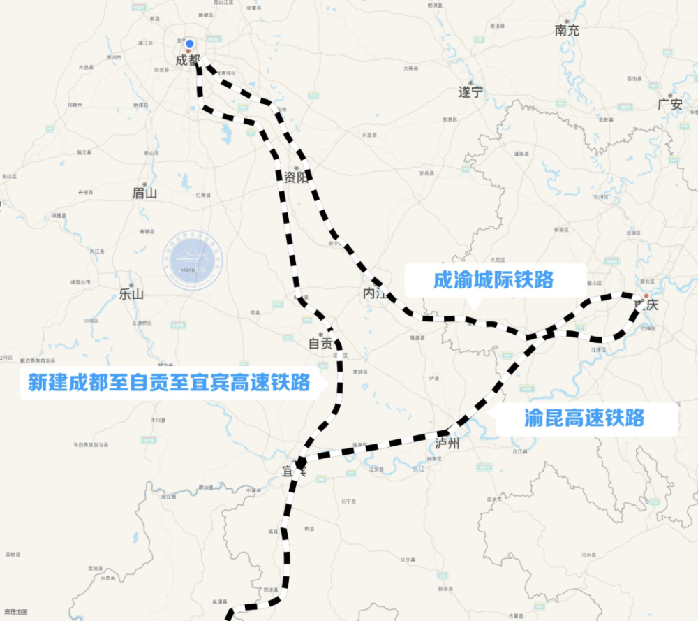 慕了!自贡和3个兄弟城市将拥有3条时速350公里高铁