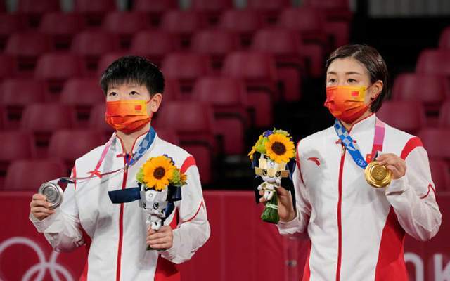 7月29日,在东京奥运会女子乒乓球个人决赛中,中国队陈梦获得女单冠军