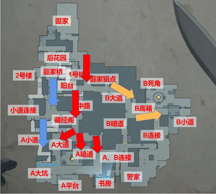 cfhd电竞:爆破模式进修课之暮光镇进攻路线解析