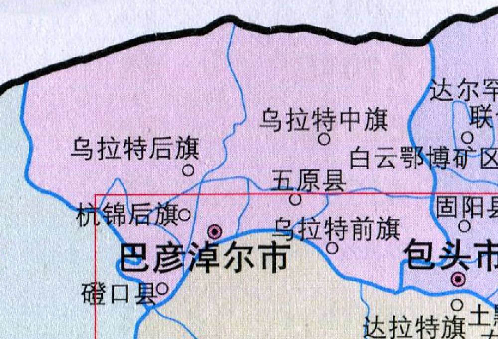 巴彦淖尔人口分布图:杭锦后旗21.76万,磴口县9.02万