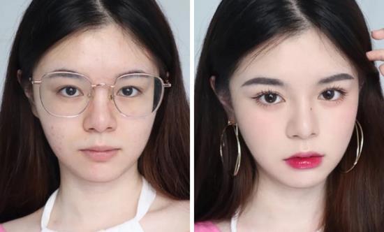 所以要想看上去眼里有光,最简略的操作便是带美瞳.
