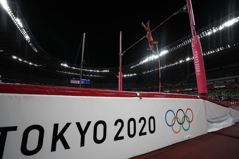 (东京奥运会)田径——徐惠琴参加女子撑杆跳高决赛