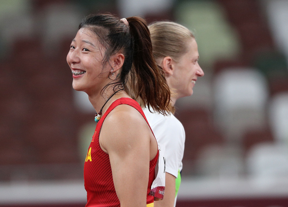 (东京奥运会)田径—徐惠琴参加女子撑杆跳高决赛(2)