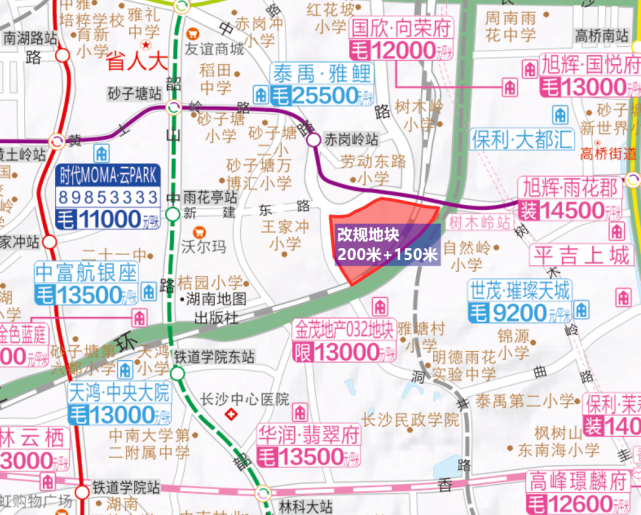 东塘商圈崛起!200米 150米|东塘|地块|长沙|新城|建筑