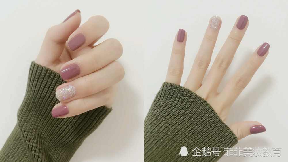 精致莫兰迪色系美甲,你就是办公室最靓的崽
