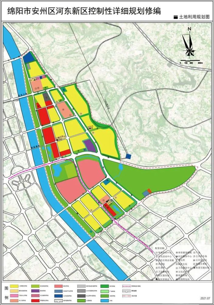 2018年5月9日,《绵阳市安州区河东新区控制性详细规划》正式出炉.