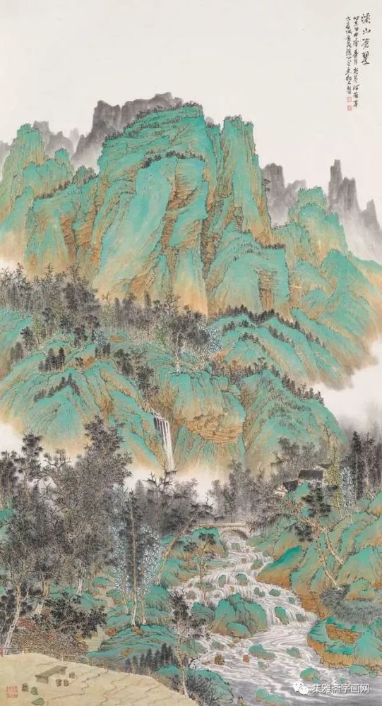 深邃意境,一坡一岭气象迥异——乔枕石山水画作品欣赏