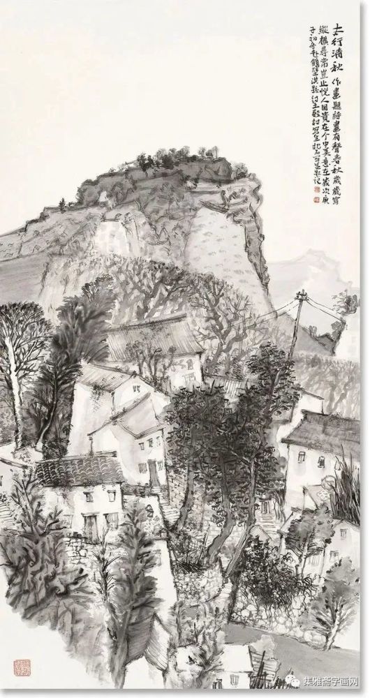 深邃意境,一坡一岭气象迥异——乔枕石山水画作品欣赏