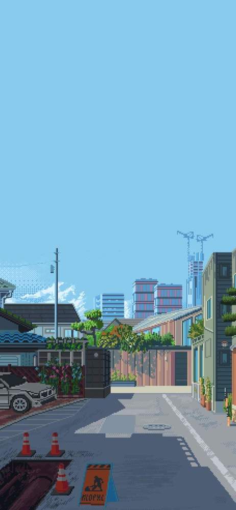 超美像素风插画壁纸,简单,纯净