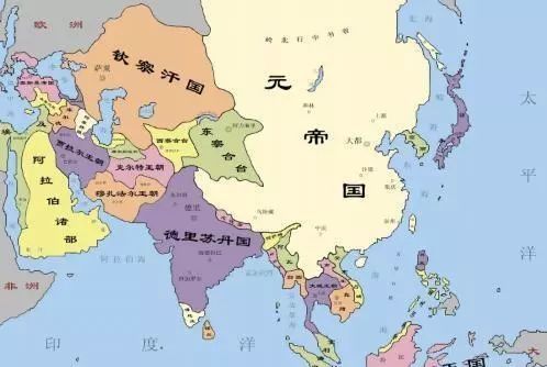 元朝时,中国的疆域版图最大时有多大?包含了现在的哪些国家