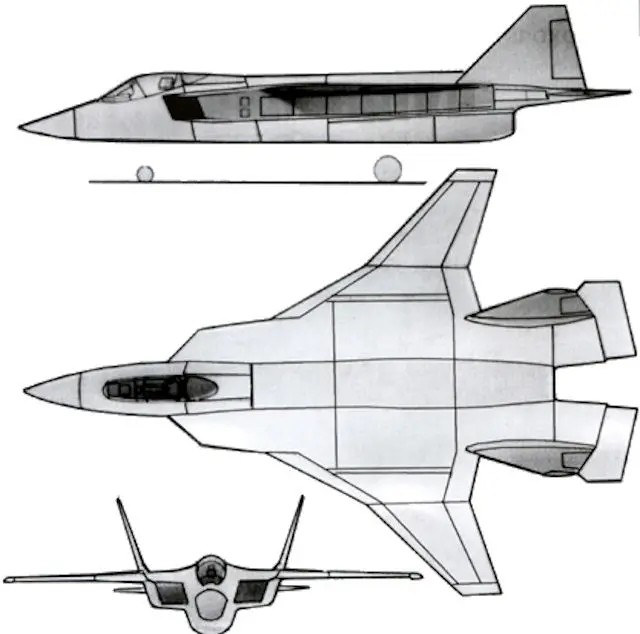 雅克-201,高度隐身设计,可以压制f-35b的垂直起降战斗机