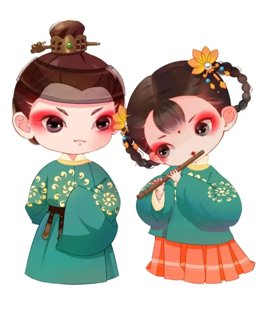 q版古风小姐姐|大大的眼睛真好看,小哥哥我在等你哦
