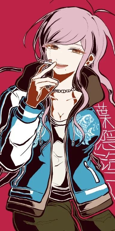弹丸论破叶隐浩子动漫全面屏壁纸颜值碾压自己的儿子