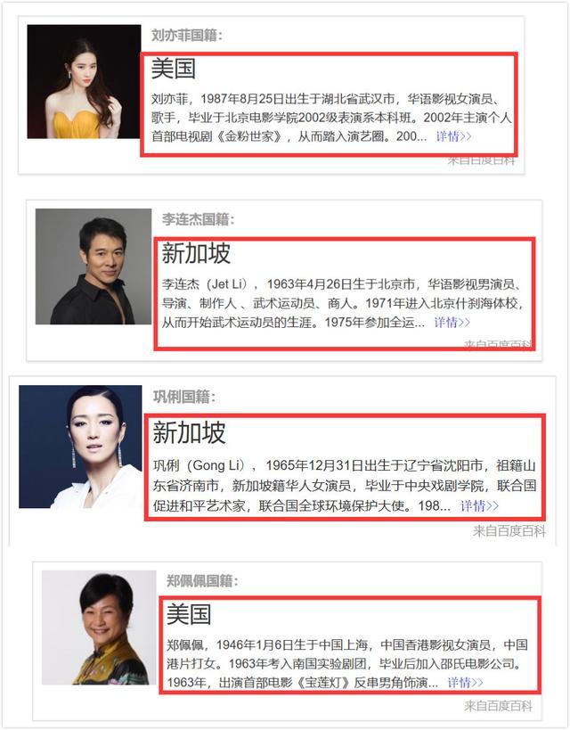 在中国赚钱,在外国纳税!明星持外国国籍,是文化上的两面派吗?
