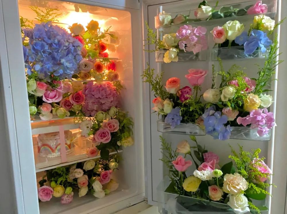 87今日文案冰箱是生活鲜花是浪漫676767