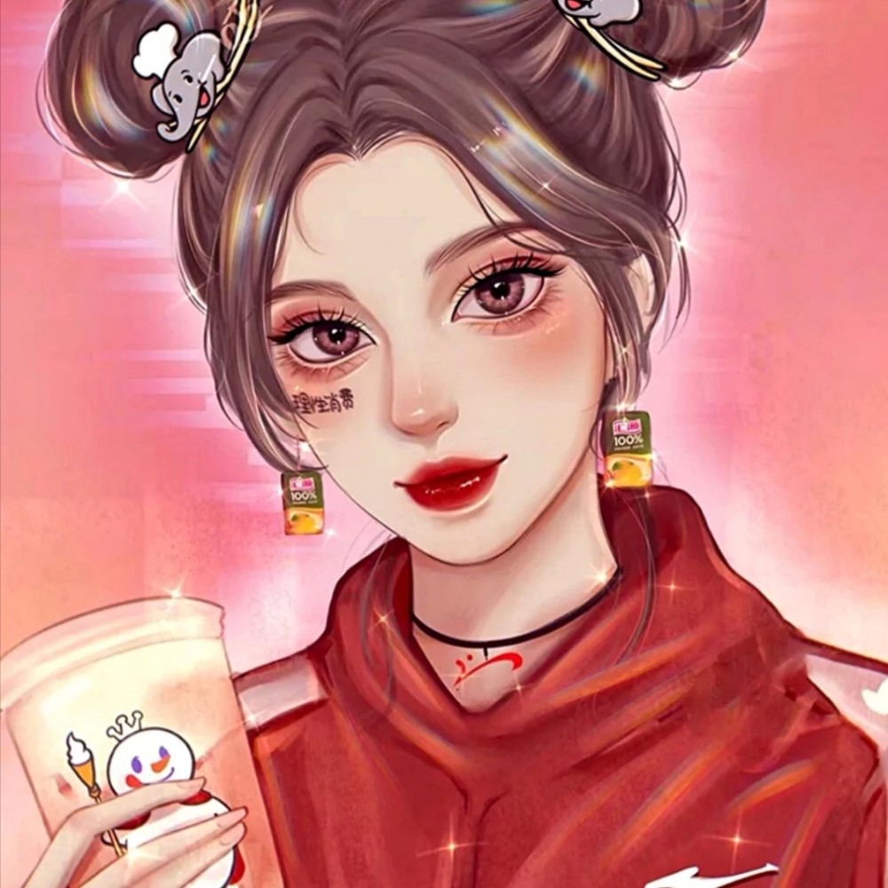 动漫女生头像:世界上所有的惊喜和好运,都是你累积的温柔和善良