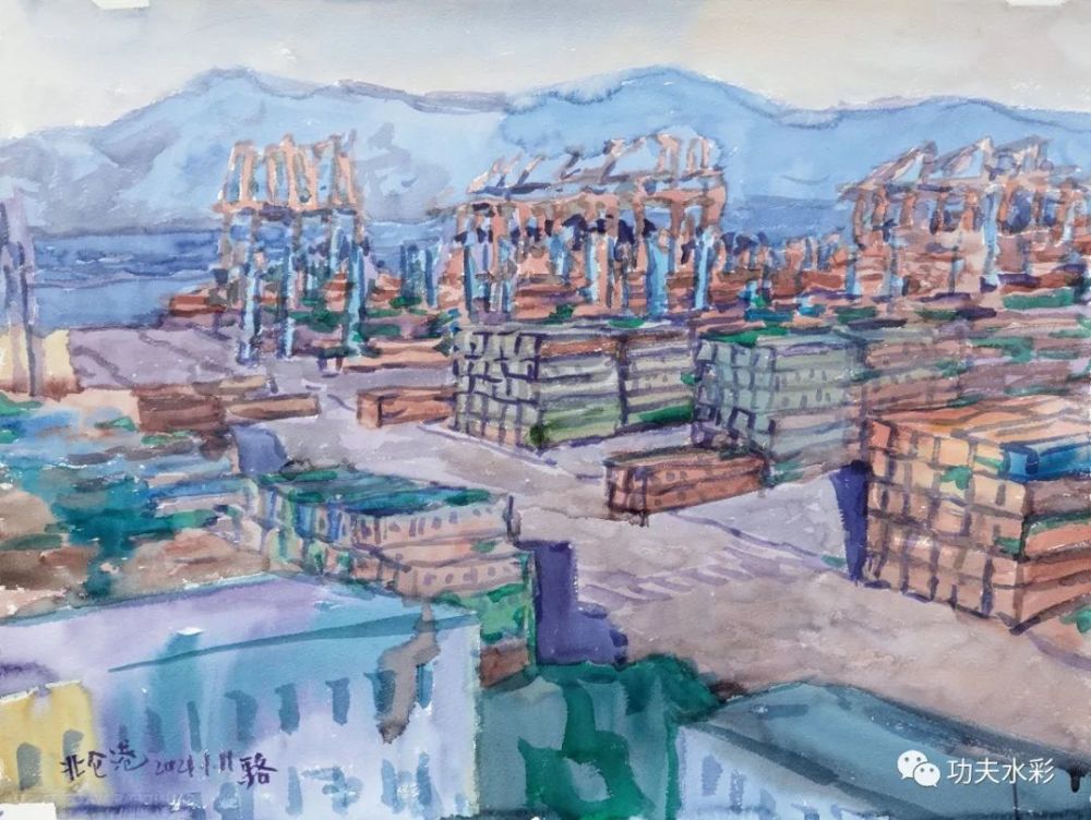 骆献跃家园的山水是我绘画的源泉