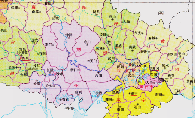 湖北省的区划调整,12个地级市之一,荆州市为何有8个区县?