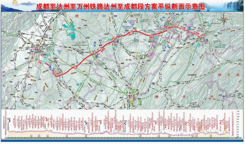 350㎞/h,四川这几条高铁线路图来了!有经过你家乡吗?