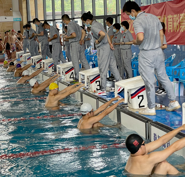 北海市代表队勇夺广西少年儿童游泳锦标赛32金19