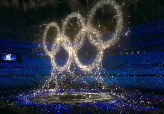 东奥会正式闭幕光之五环被指抄袭北京开幕式巴黎8分钟引期待
