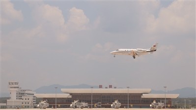 韶关丹霞机场校飞程序开启