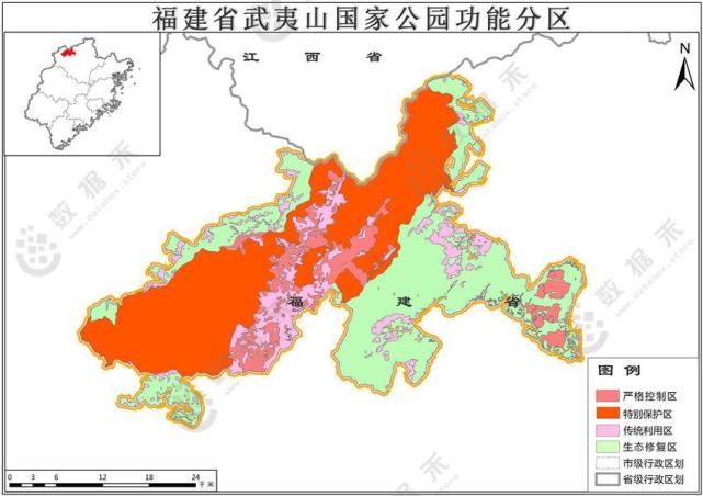 基于高分辨率卫星影像,通过图上同名点的地理匹配,实现武夷山国家公园