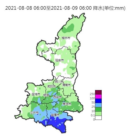 今日陕西以多云天气为主 安康南部有小雨或阵雨