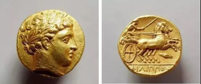希腊古币上的历史